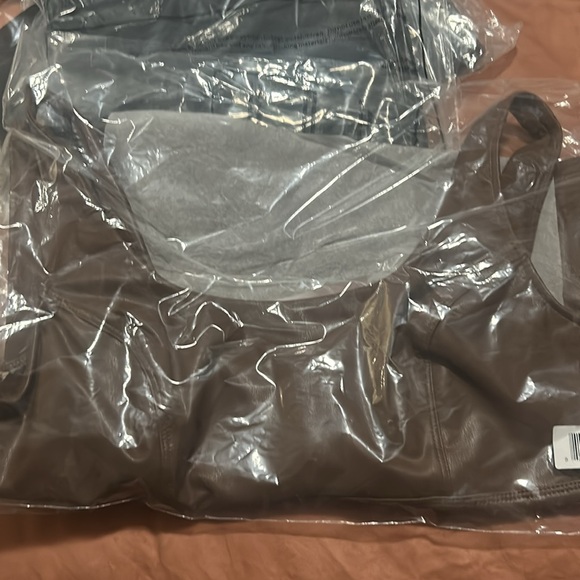 Sophia Vergara faux leather pants and tank top - will split if needed - Picture 5 of 5